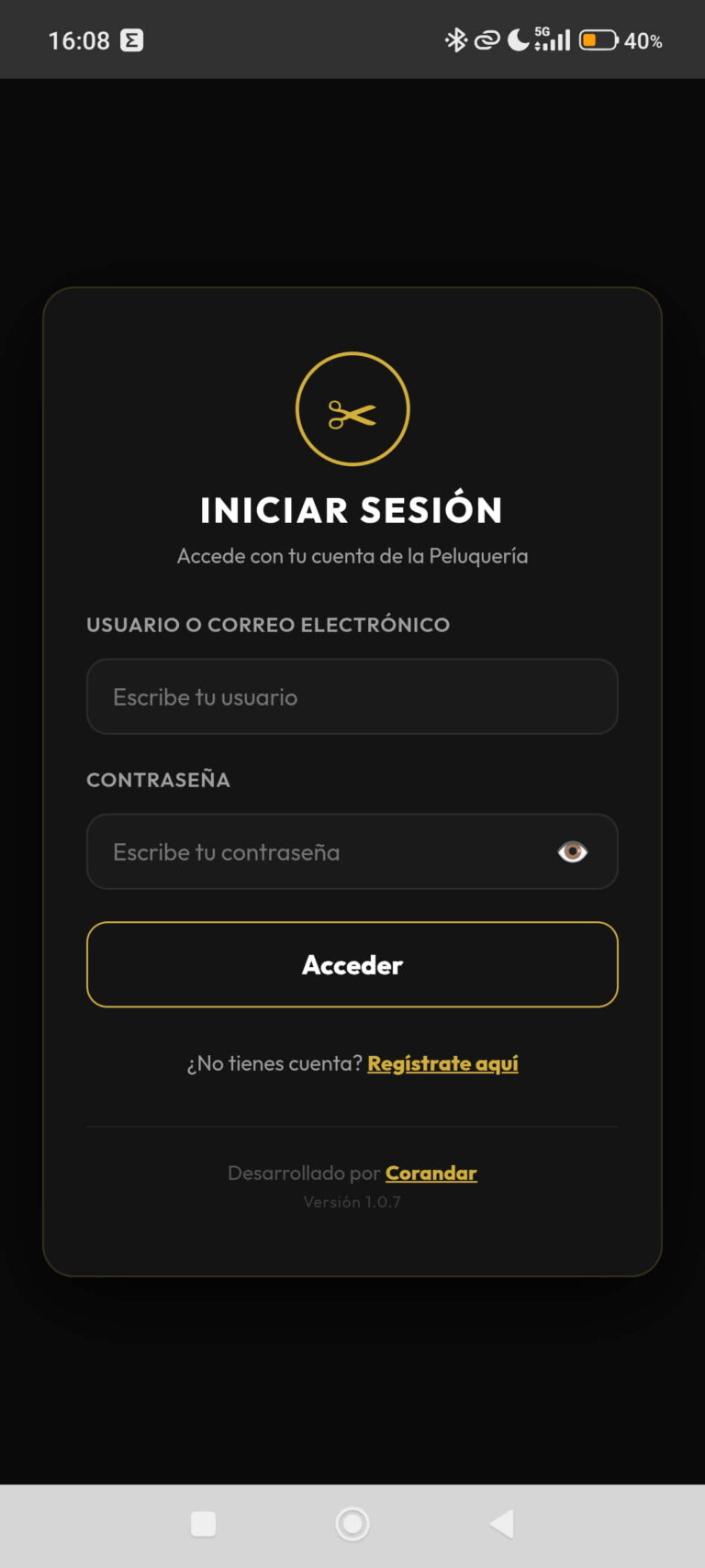 Captura 1 de CitasPelu
